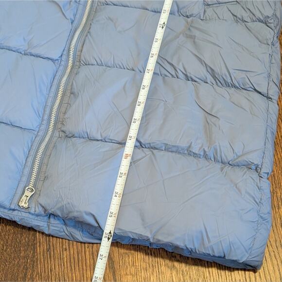 JNBY Dusty Blue Duck Down Oversized Winter Coat Jacket, size S - Picture 5 of 7